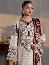 PRINTED EMBROIDERED SUIT